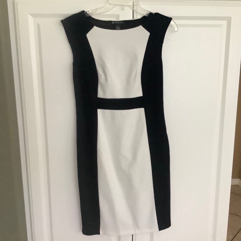 INC Black / White Dress Size Small NWOT